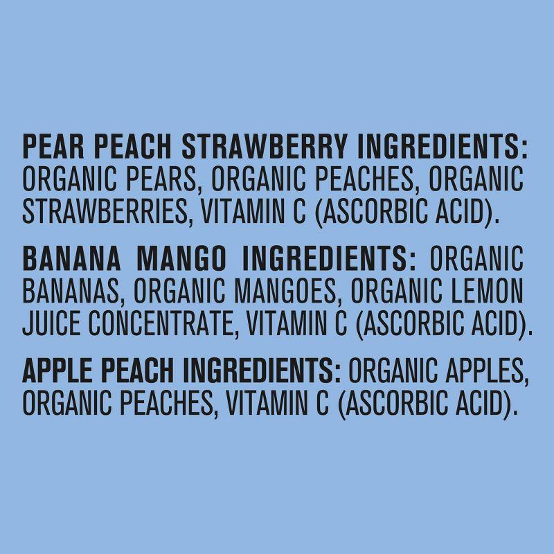 Gerber Stage 2 Organic Baby Food Pouches - Fruit & Veggie Value Pack - 3.5oz/9pk