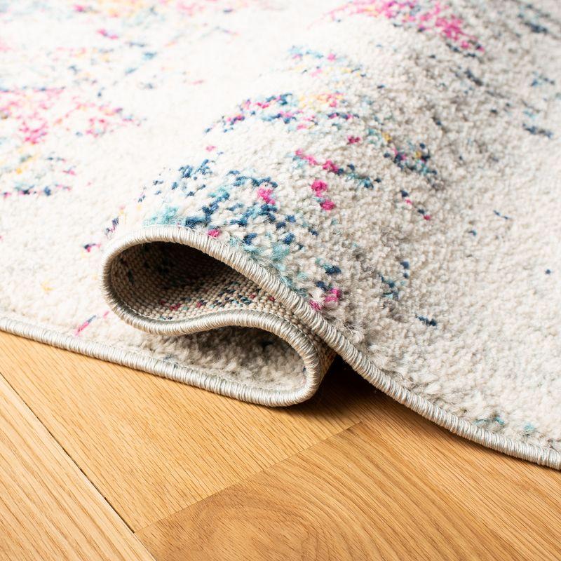 Madison 700 MAD798 Power Loomed Indoor Area Rug - Grey/Purple - 9'x12' - Safavieh