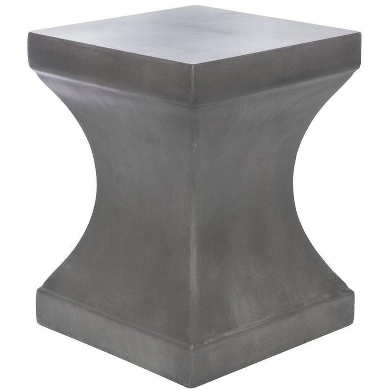 Curby Concrete Indoor/Outdoor Accent Stool  - Safavieh