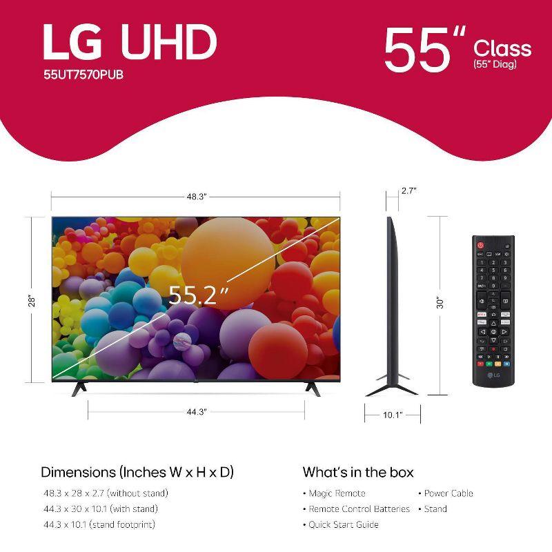 LG 55" Class 4K LED Smart TV - UT7570