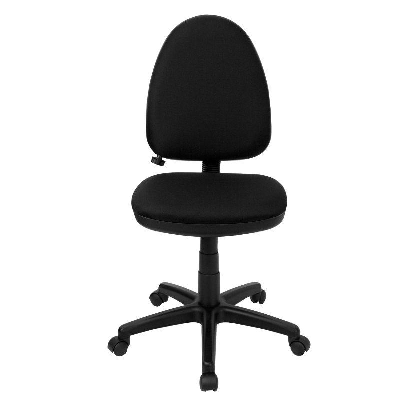 Flash Furniture Mid-Back Fabric Multifunction Swivel Ergonomic Task Office Chair with Adjustable Lumbar Support