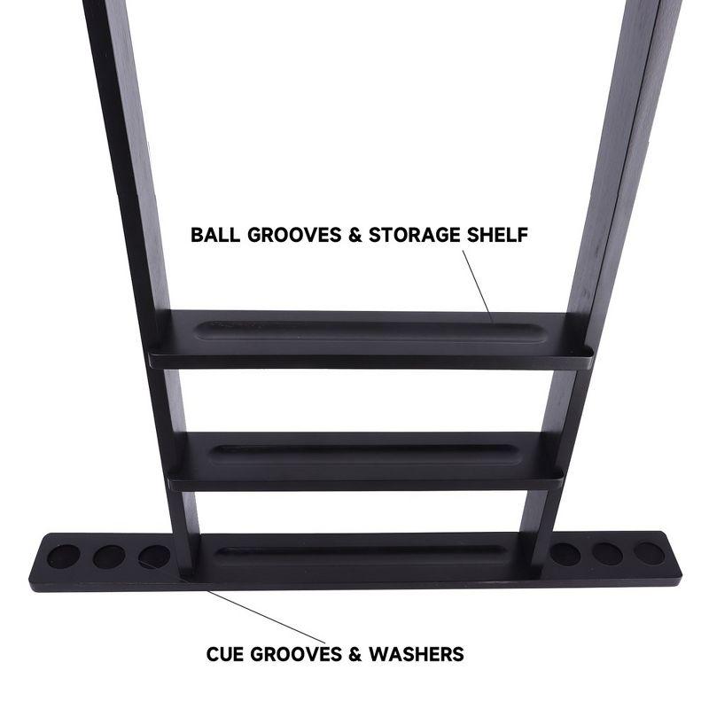 6 Pool Cue Stick Hanging Wall Mounting Rack