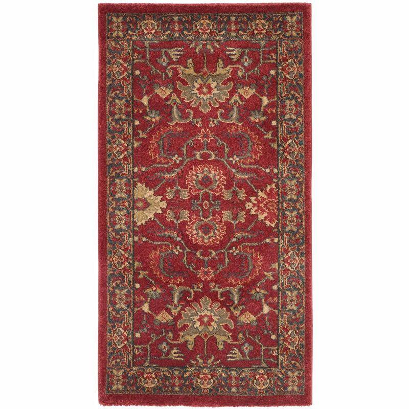 Mahal MAH693 Power Loomed Indoor Accent Rug - Red/Navy - 2'2"x4' - Safavieh