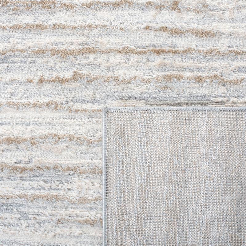 Lagoon LGN518 Power Loomed Area Rug - Grey/Beige - 5'5"x7'7" - Safavieh