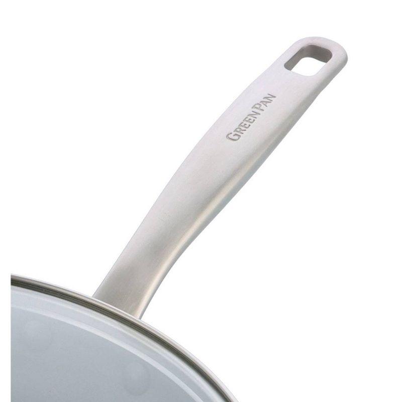 GreenPan Chatham 12" Hard Anodized Healthy Ceramic Nonstick Fry Pan with Lid