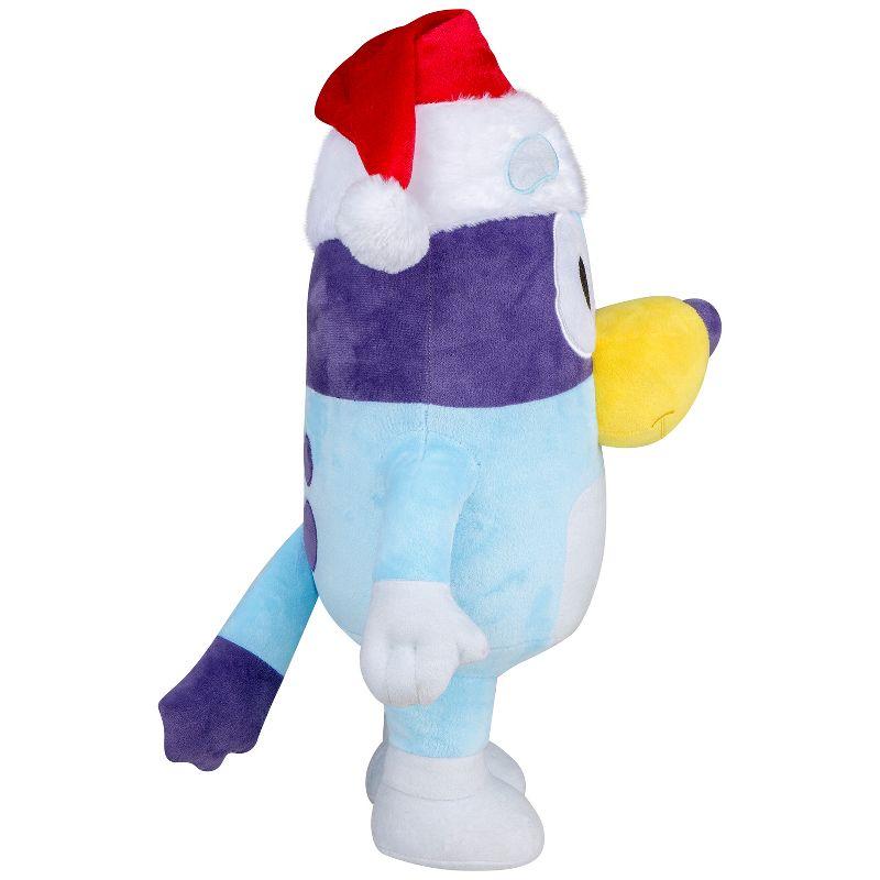 Gemmy Industries Bluey Holiday Greeter with Santa Hat
