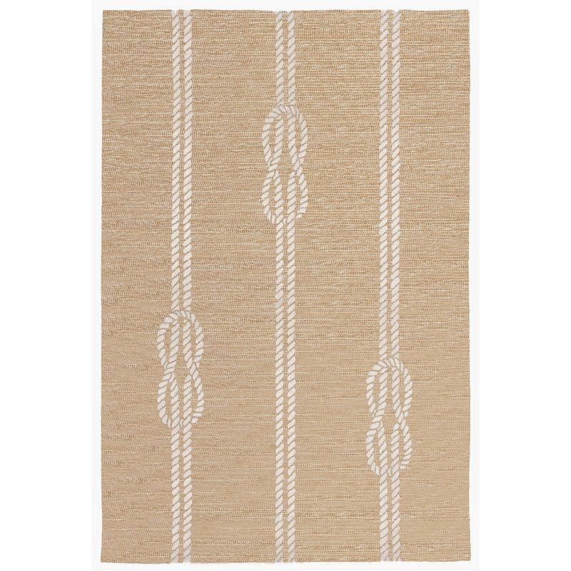 Liora Manne Capri Ropes Indoor/Outdoor Rug Neutral 5' x 7'6"