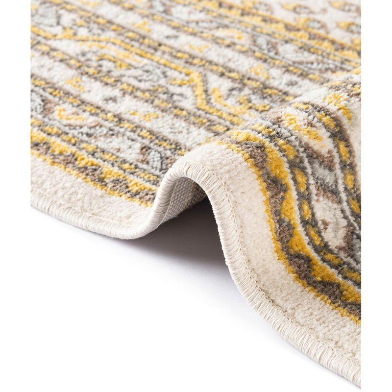 Unique Loom Williamsburg Collection Area Rug - Allover (2' 9" x 9' 10" Runner Beige/Gold)