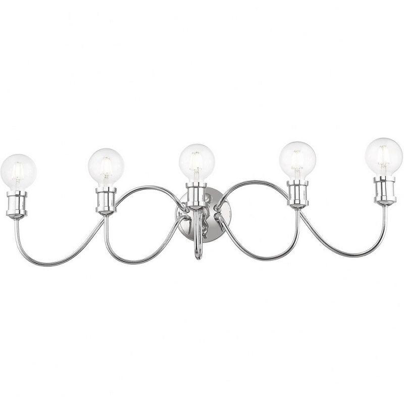 Livex Lighting Lansdale 5 - Light Vanity in  Polished Chrome