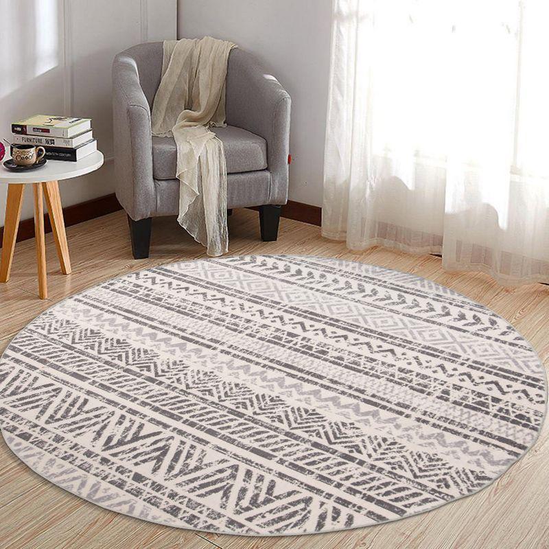 World Rug Gallery Geometric Distressed Bohemian Area Rug