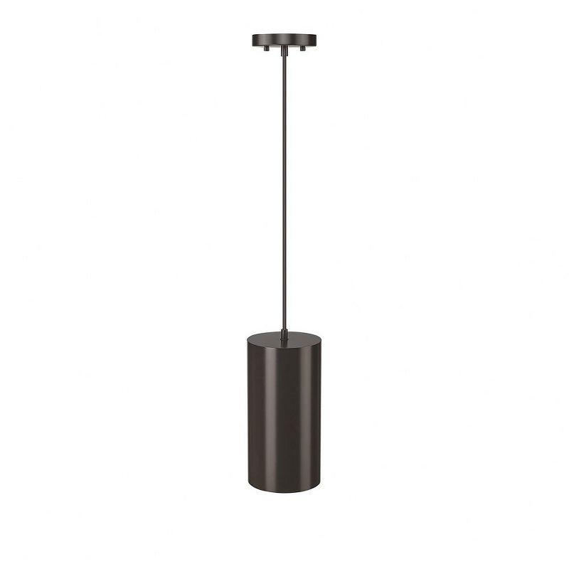 Searcy Mini Bronze Glass Outdoor Pendant Light - 7.5" x 15.2"