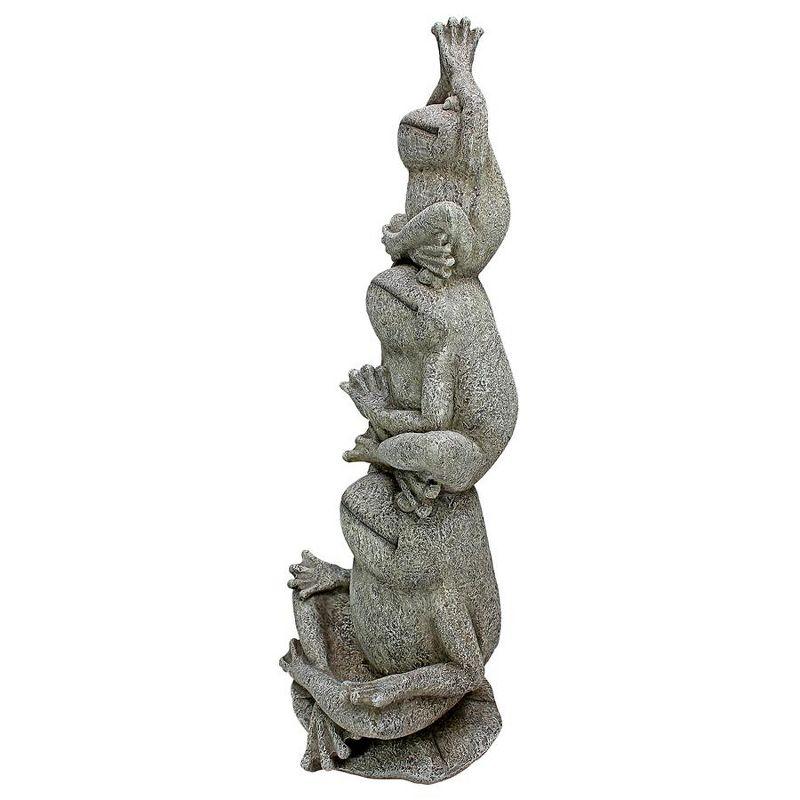 Frazier Frog Power Garden Statue