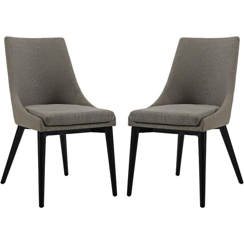 ModwayViscount Dining Side Chair Fabric Set of 2