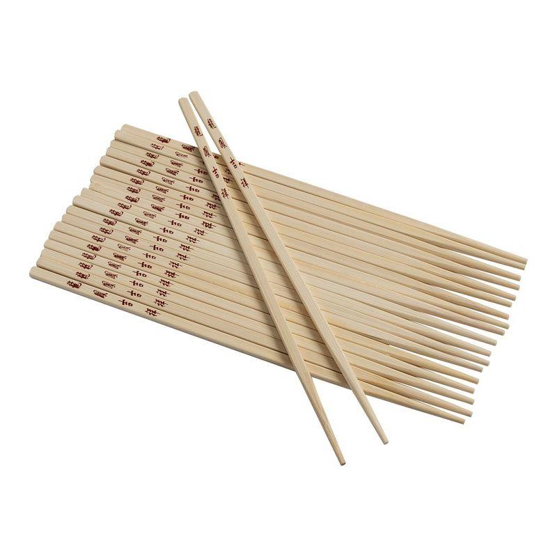 Joyce Chen Reusable Bamboo Chopsticks Set, 10 Pair