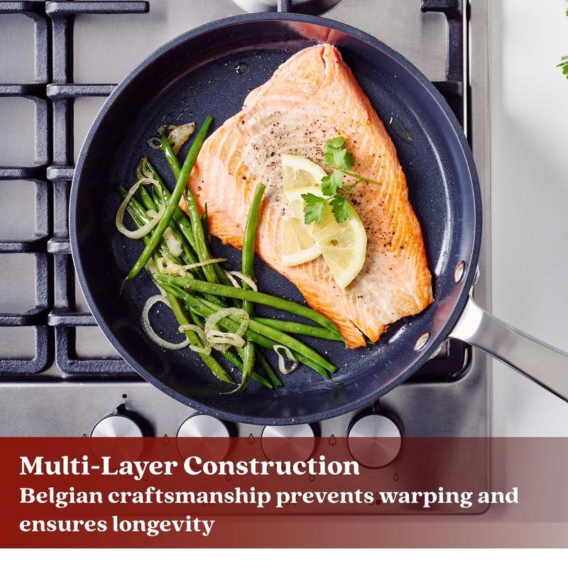 Alva Alva Maestro Nonstick Ceramic Frying Pan Skillet, Non-Toxic PFAS PFOA & PTFE Free, Healthy Cooking Pan, Compatible with all Stovetops & Induction Safe, Oven Safe & Stay-Cool Handle