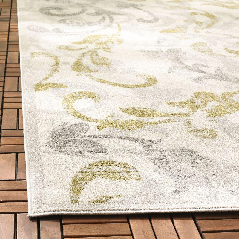 Amherst AMT428 Power Loomed Indoor Area Rug - Ivory/Light Grey - 8'x10' - Safavieh