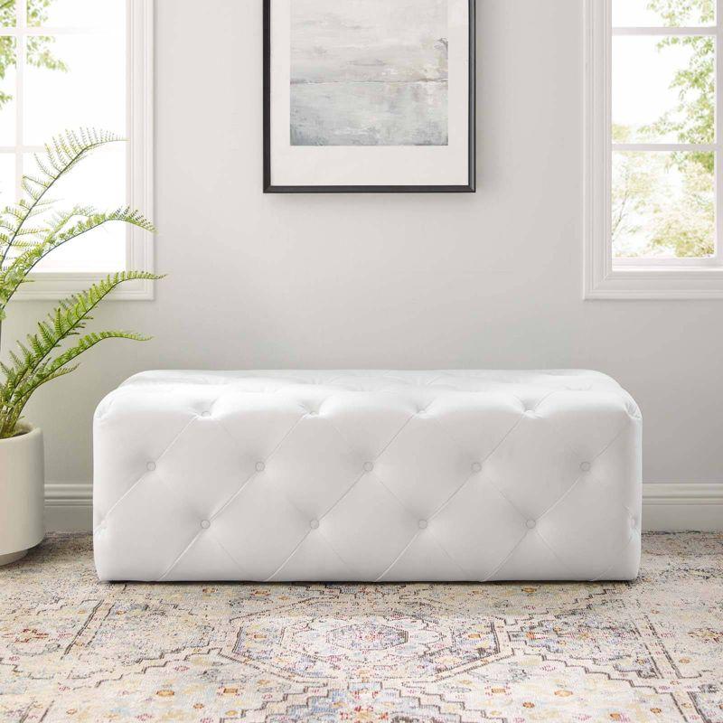 Modway Amour Tufted Button Entryway Performance Velvet Bench