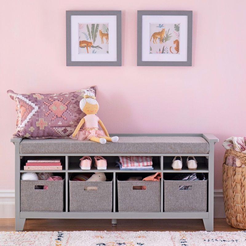 Martha Stewart Living & Learning Kids Storage Bench with Shelves