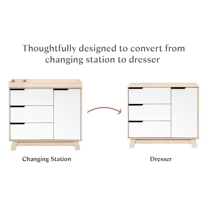 Hudson 3-Drawer Changer Dresser with Removeable Changing Tray