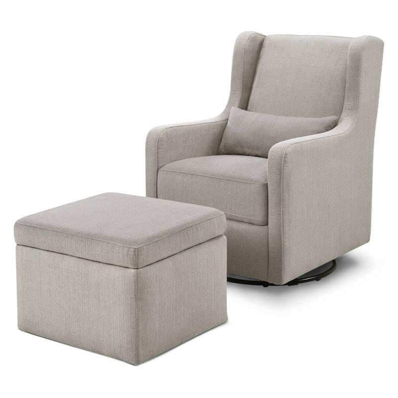 Adrian Swivel Glider and Ottoman