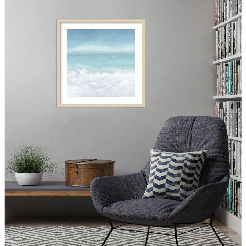 Amanti Art Tranquil Ocean Waves Beach II by Christine Zalewski Framed Wall Art Print