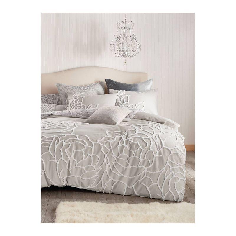 Peri Home 3pc Chenille Rose Comforter Set