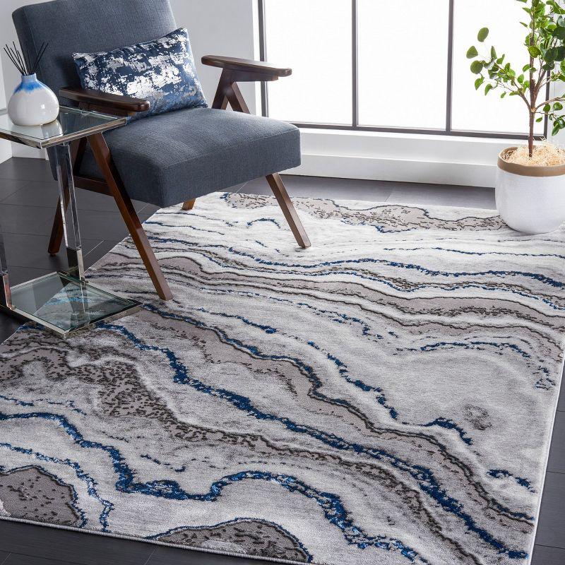 Craft CFT819 Loomed Indoor Area Rug - Grey/Blue - 9'x12' - Safavieh