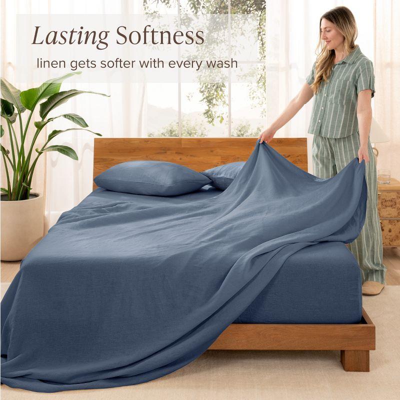 Bare Home 100% Linen Sheet Set