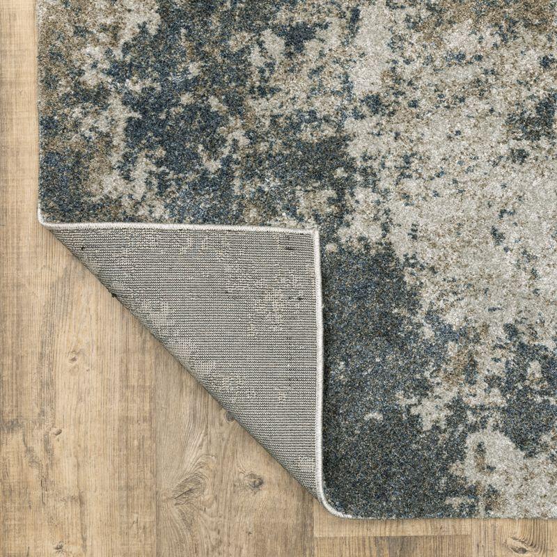 Oriental Weavers Alton 531L9 Teal/ Grey Indoor Area Rug - 2'3" x 7'6"