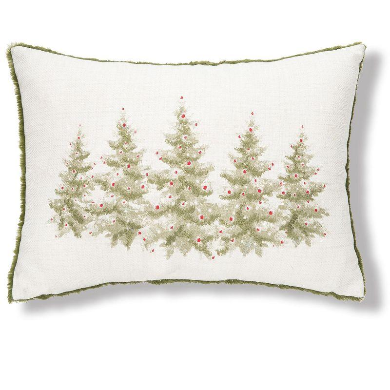 C&F Home Winter Trees 13" x 20" Embellished Throw Pillow