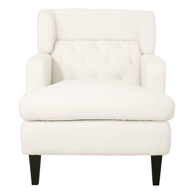 Christopher Knight Home Mantua Fabric Tufted Accent Chairs,Beige