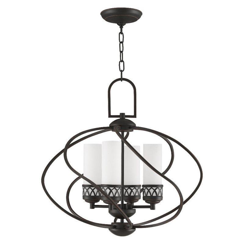 Livex Lighting Westfield 4 - Light Chandelier in  Olde Bronze