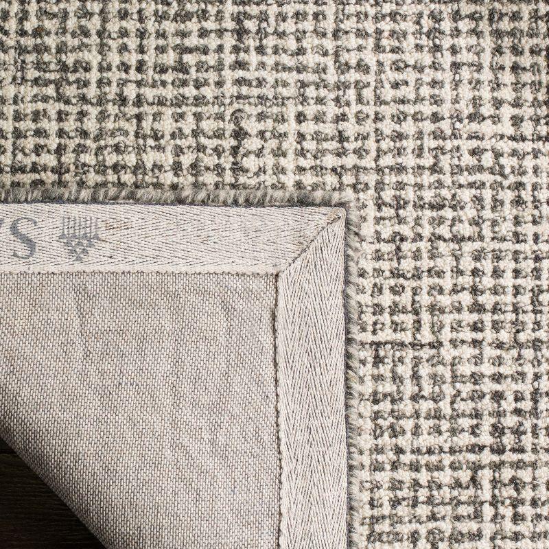 Abstract ABT220 Handmade Indoor Area Rug - Sage/Ivory - 6'x6' - Safavieh