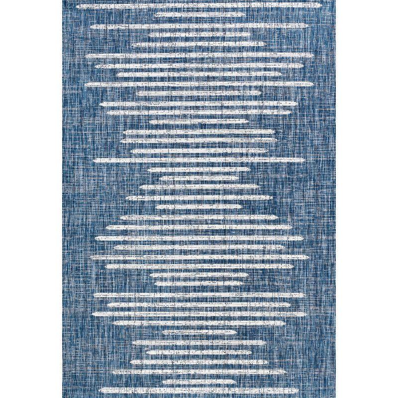 Zolak Berber Stripe Geometric Indoor/Outdoor Area Rug - JONATHAN Y