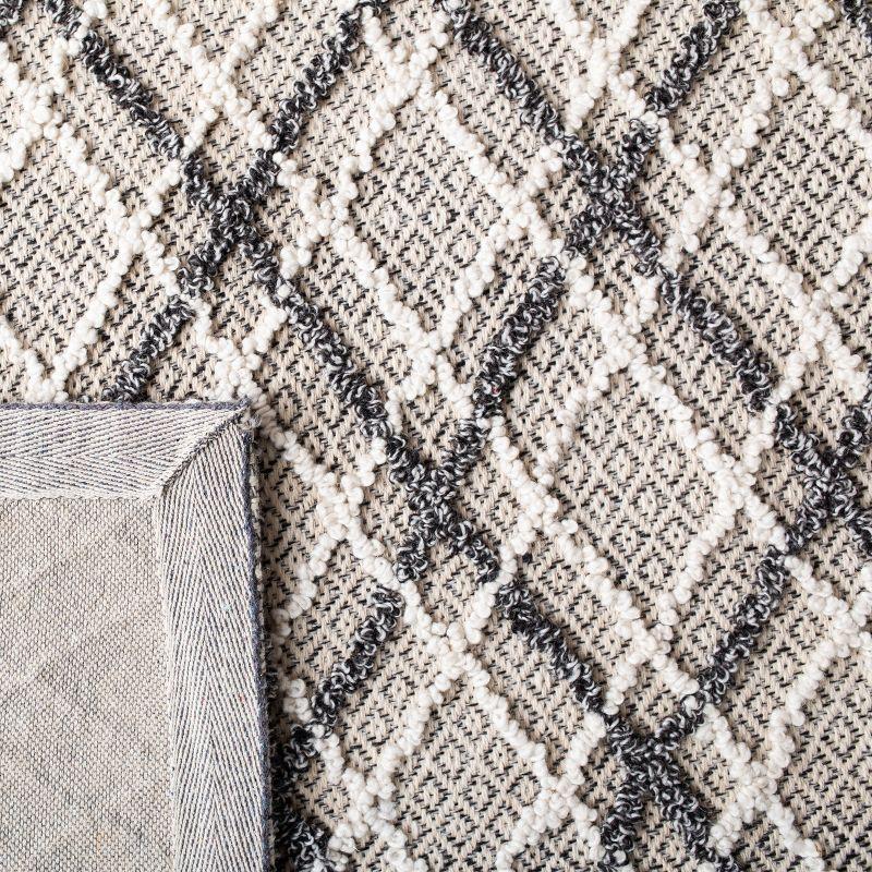 Trace TRC251 Hand Tufted Accent Rug - Dark Grey/Light Grey - 2'3"x4' - Safavieh.
