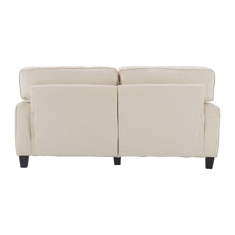 Serta Palisades 73" Track Arm Sofa, Easy Care Fabric, Soft Pillow Back, Pocket Coil Seat Cushions