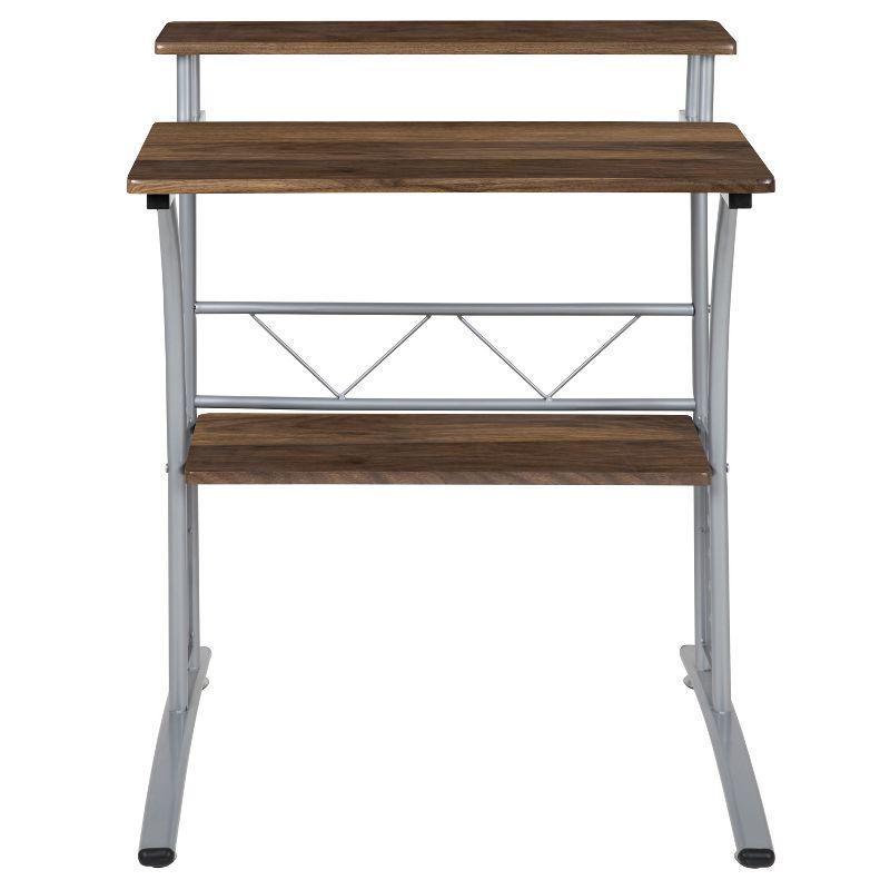 Flash Furniture Computer Desk with Top and Lower Storage Shelves