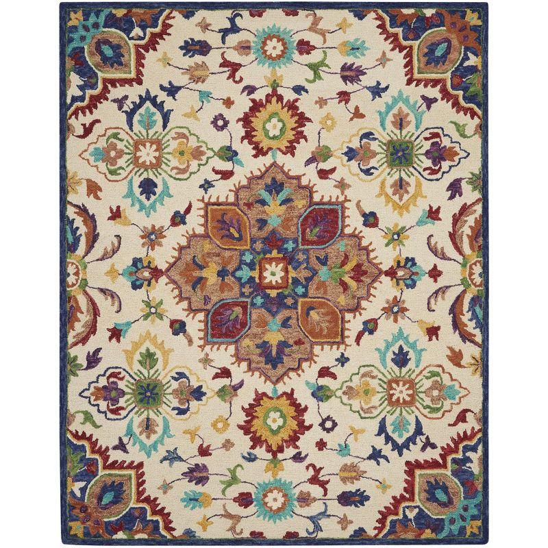 Multicolor 8' x 10' Handmade Wool Tufted Area Rug