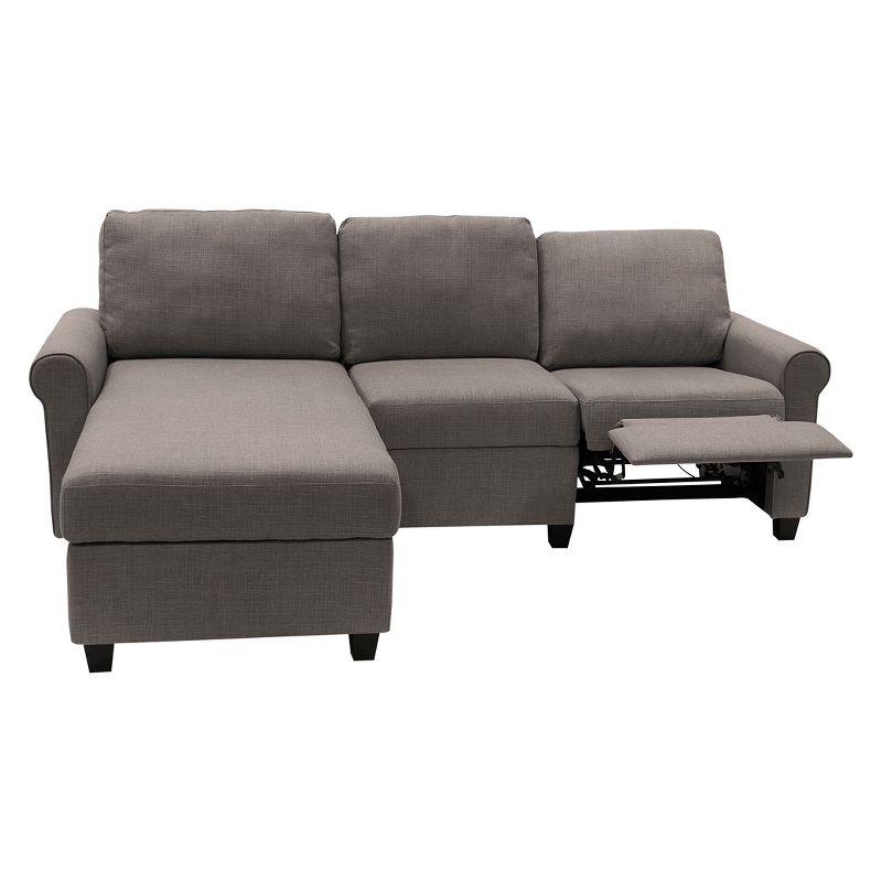 Serta Palisades Reclining Sectional Sofa with Storage Chaise