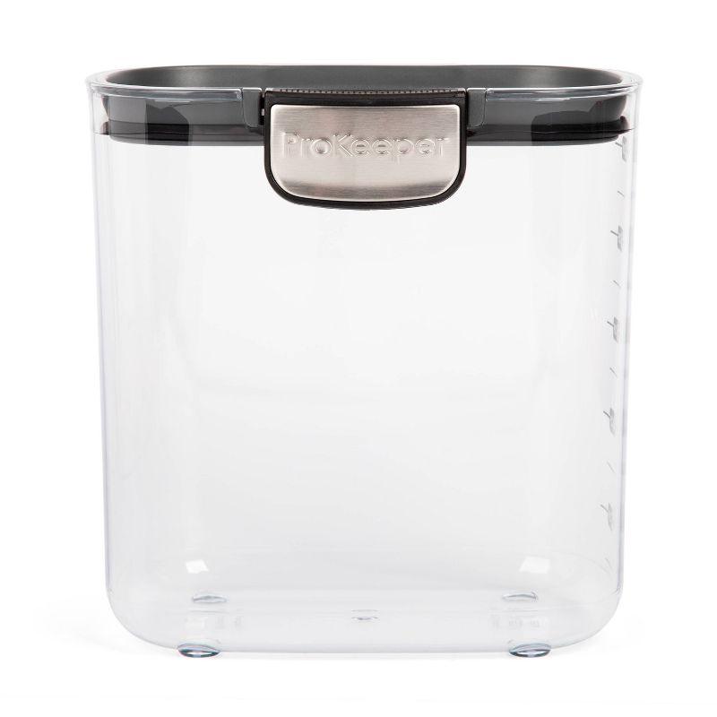 ProKeeper 4-Piece Clear Plastic Airtight Pantry Storage Set