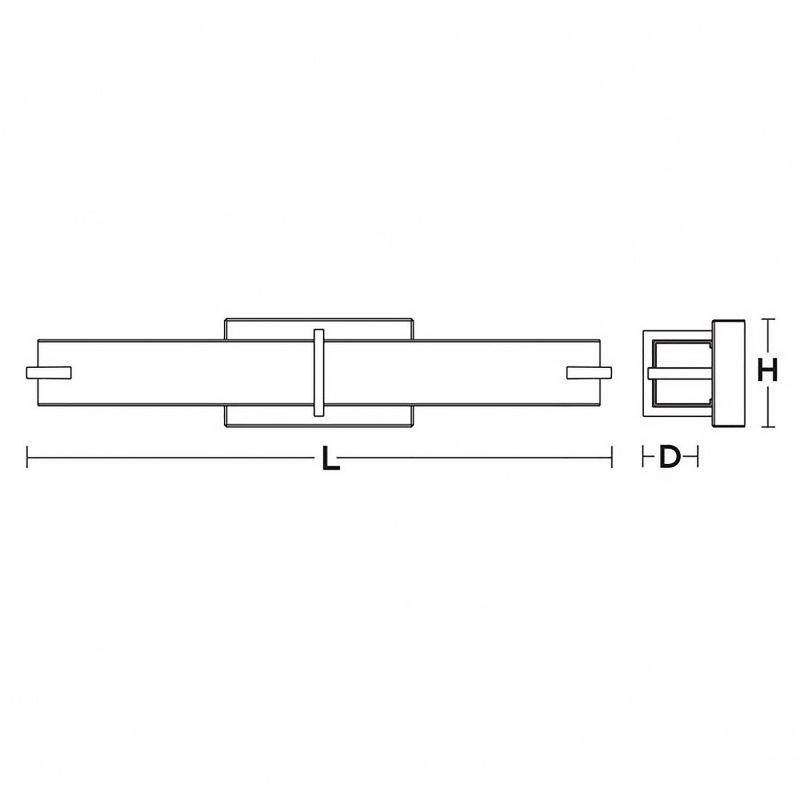 AFX Miller 2 - Light Vanity in  Black