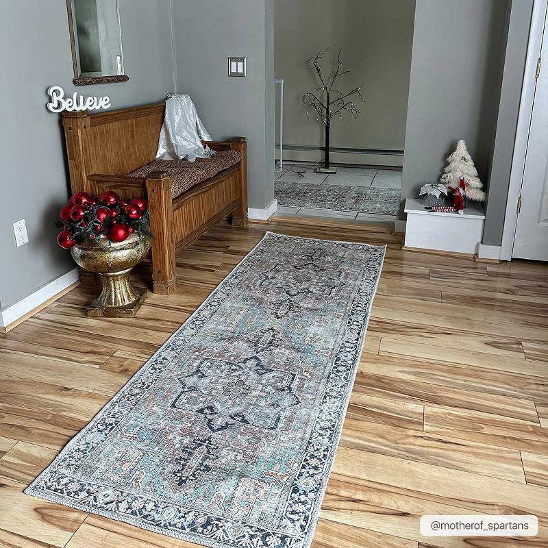 Hauteloom Rectangle Area Rug   Brick Red