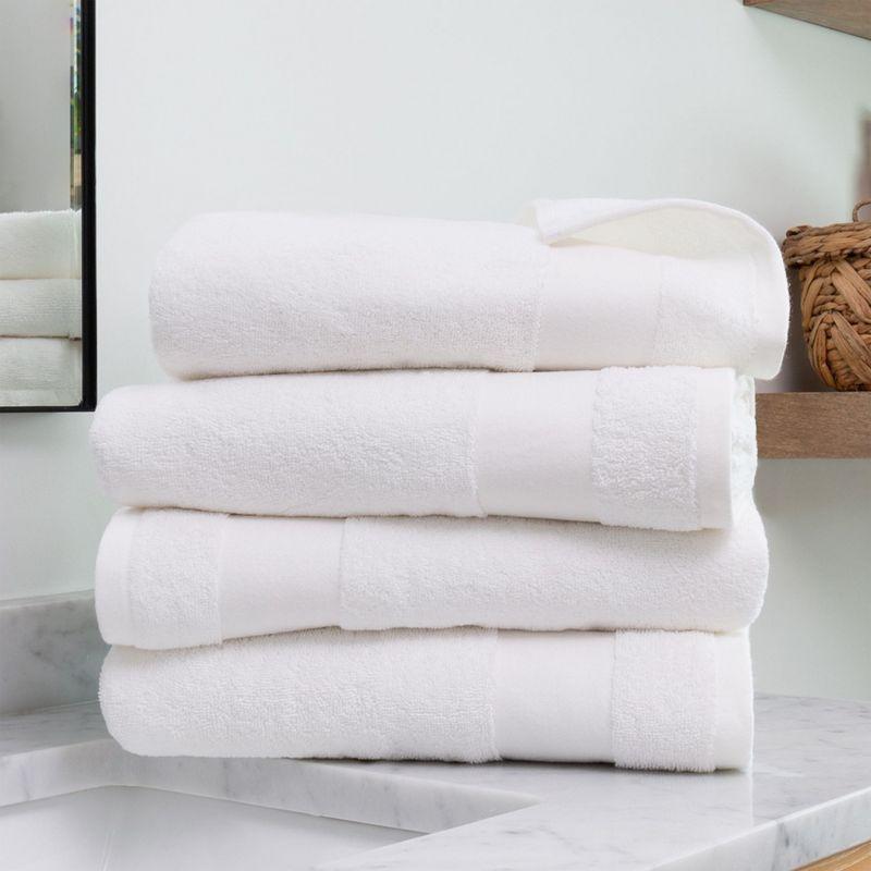 Wayfair Basics® Berner 100% Cotton Bath Towel Set (Set of 4)