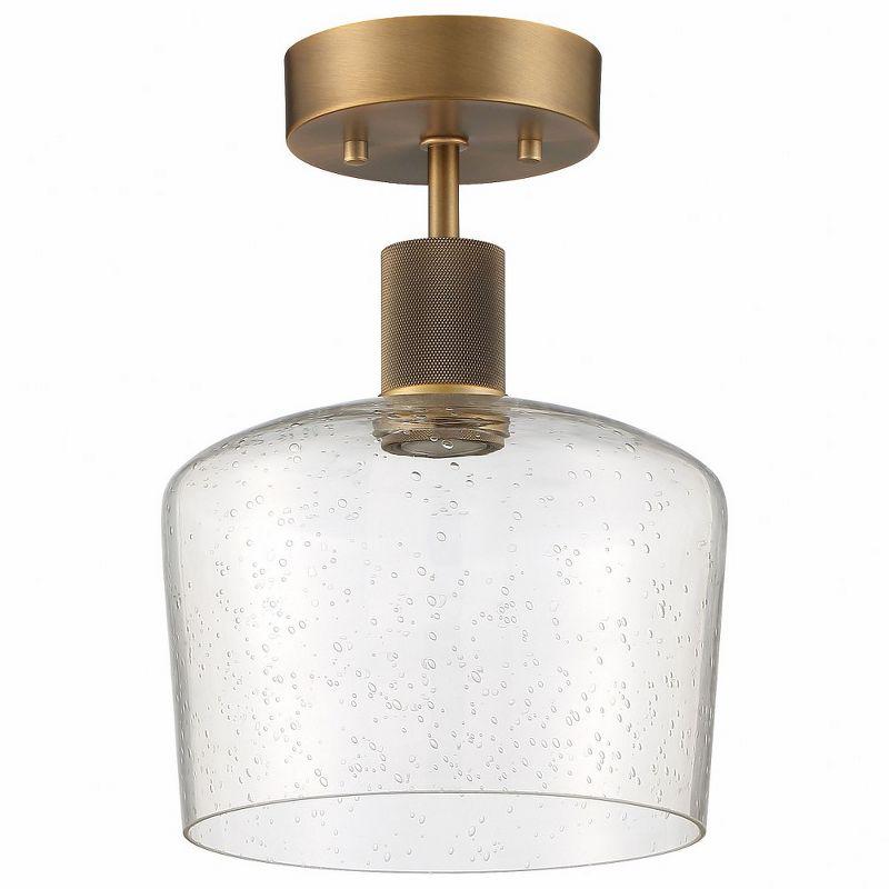 Access Lighting Port Nine 1 - Light Flush Mount in  Antique Brushed Brass