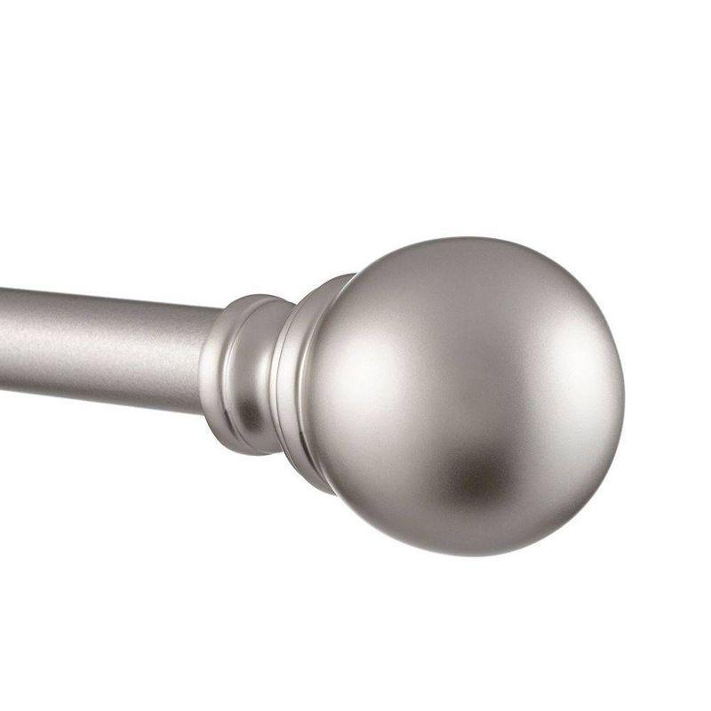 Adjustable Sphere Curtain Rod and Coordinating Finial Set - Exclusive Home