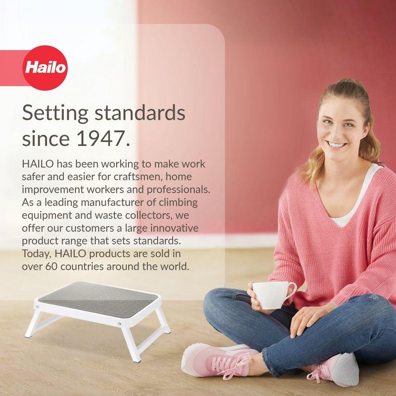 Hailo USA Inc. Hailo Onestep Steel Step Stool with 330 lb. Load Capacity