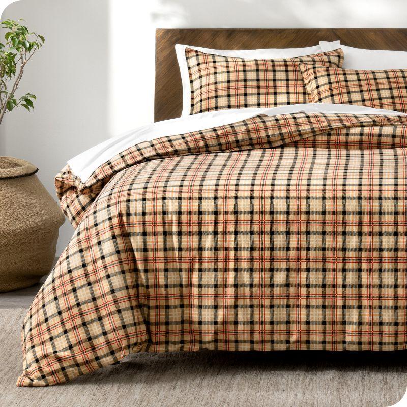 Flannel Duvet Cover and Sham Set