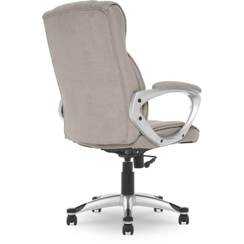 Serta Hannah Executive Ergonomic Office Chair with Lumbar Support and Pillowed Headrest