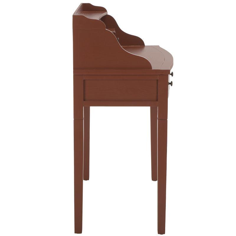 Landon Writing Desk - AMH6516 - Henna Brown - Safavieh Couture