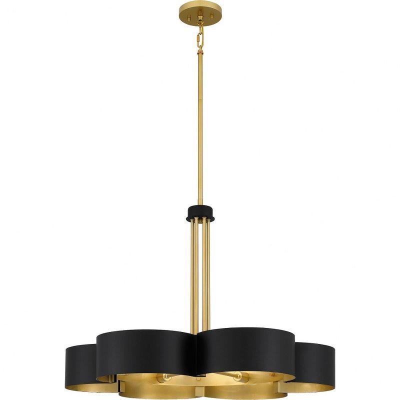 Quoizel Lighting Balsam 6 - Light Chandelier in  Matte Black